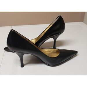 Guess Pointed Toe Black Stiletto Patent Leather Shoes Corporate PO Excel Sz 9M